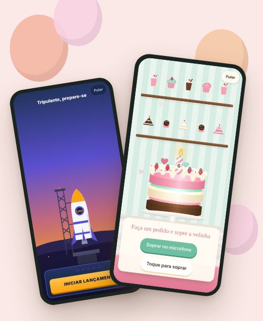 Convites Missão Espacial e Confeitaria